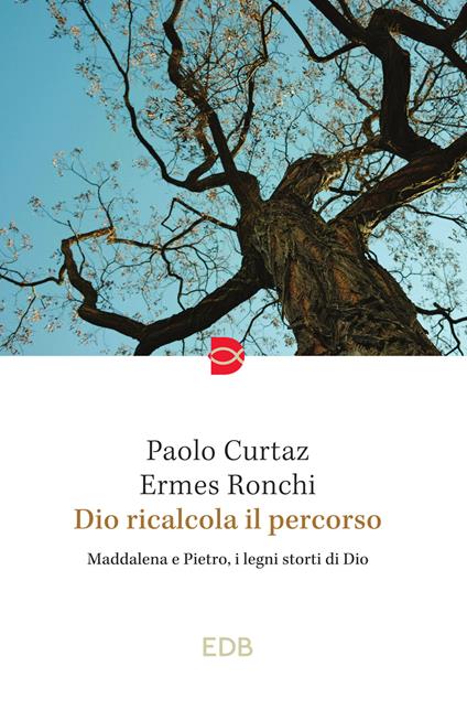Dio ricalcola il percorso. Maddalena e Pietro, i legni storti di Dio - Paolo Curtaz,Ermes Ronchi - copertina