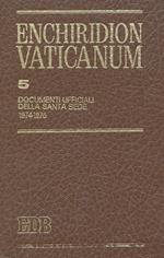 Enchiridion Vaticanum. Vol. 5: Documenti ufficiali della Santa Sede (1974-1976).