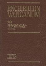 Enchiridion Vaticanum. Vol. 10: Documenti ufficiali della Santa Sede (1986-1987).