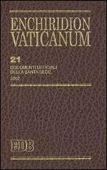 Enchiridion Vaticanum. Vol. 21: Documenti ufficiali della Santa Sede (2002).