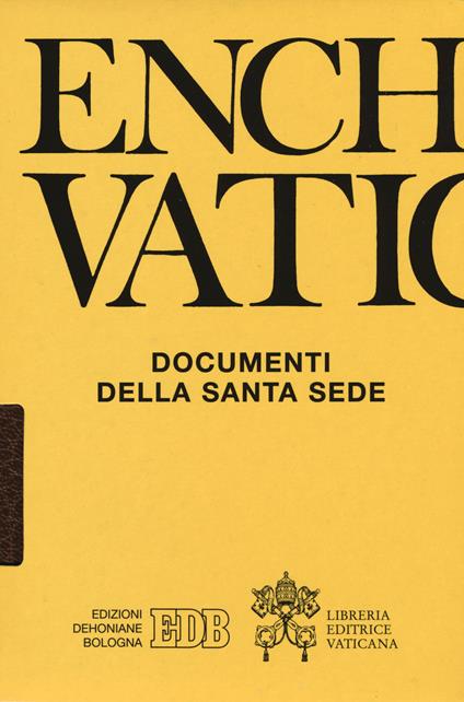 Enchiridion Vaticanum. Vol. 32: Documenti della Santa Sede (2016). - copertina