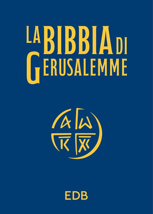 La Bibbia di Gerusalemme. Ediz. tascabile blu - copertina