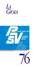 Parola spirito e vita. Quaderni di lettura biblica (2017). Vol. 2: gioia, La.