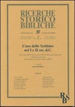 L' so delle Scritture nel I e II sec. d. C. Atti dell'XI Convegno di Studi Neotestamentari e Anticocristiani (Ciampino 2005). Vol. 2