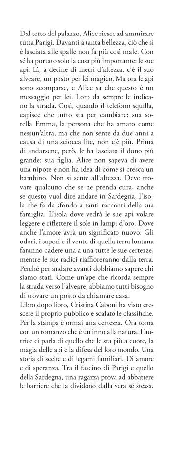La via del miele - Cristina Caboni - 2