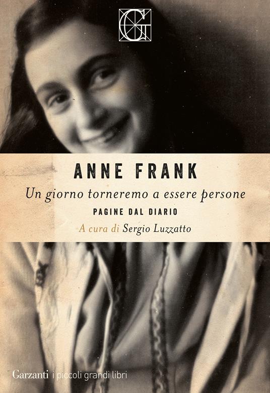 Un giorno torneremo a essere persone. Pagine dal diario - Anne Frank - copertina