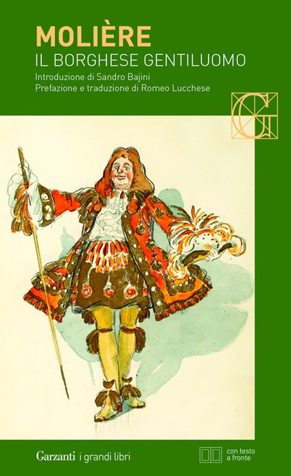 Il borghese gentiluomo. Testo francese a fronte - Molière - copertina