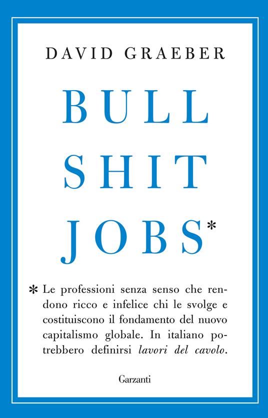 Bullshit jobs - David Graeber - copertina