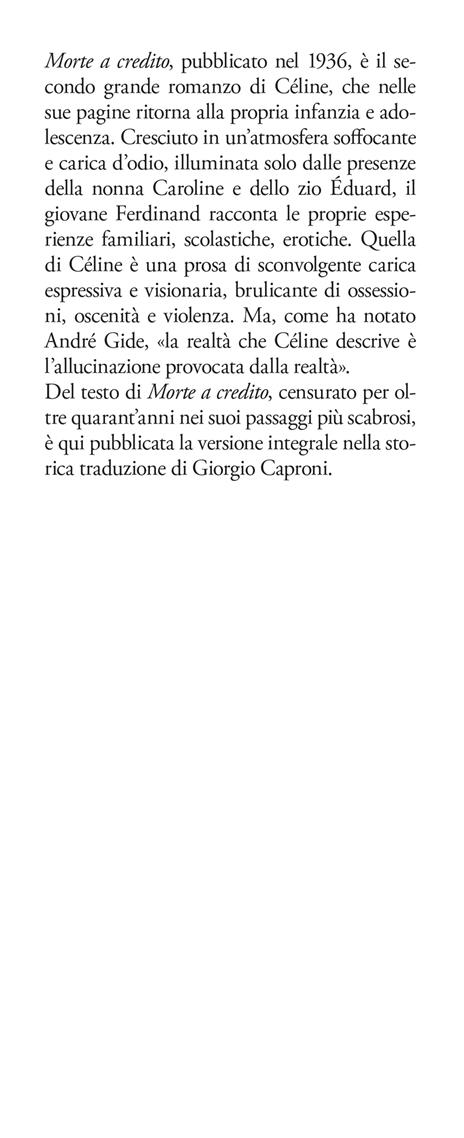 Morte a credito - Louis-Ferdinand Céline - 2