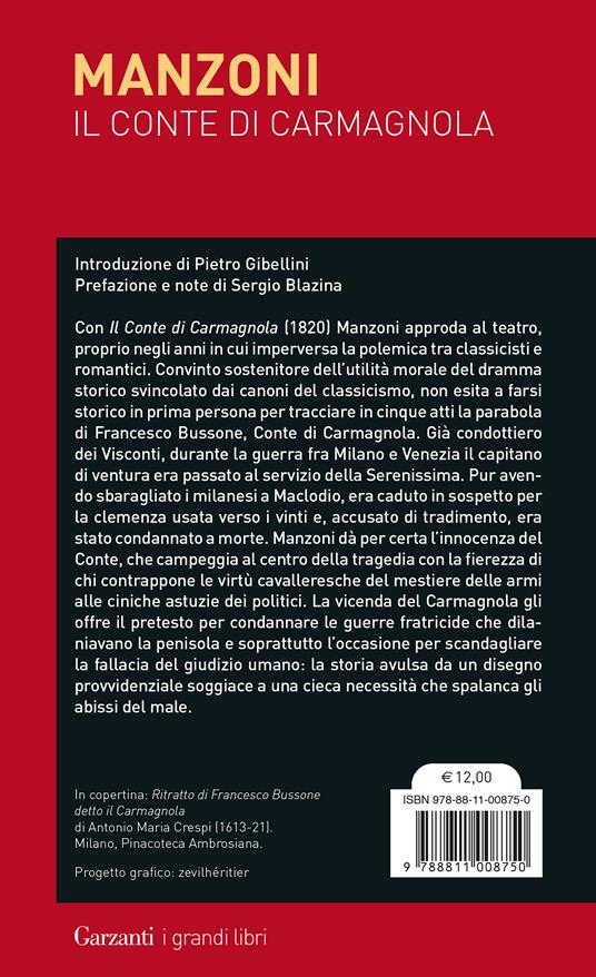 Il conte di Carmagnola - Alessandro Manzoni - 2