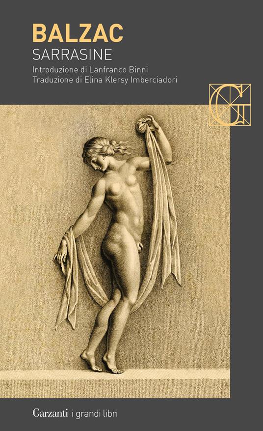 Sarrasine - Honoré de Balzac - copertina