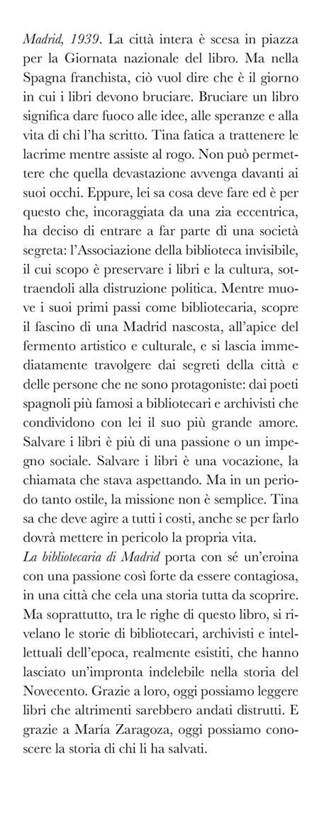 La bibliotecaria di Madrid - María Zaragoza - 2