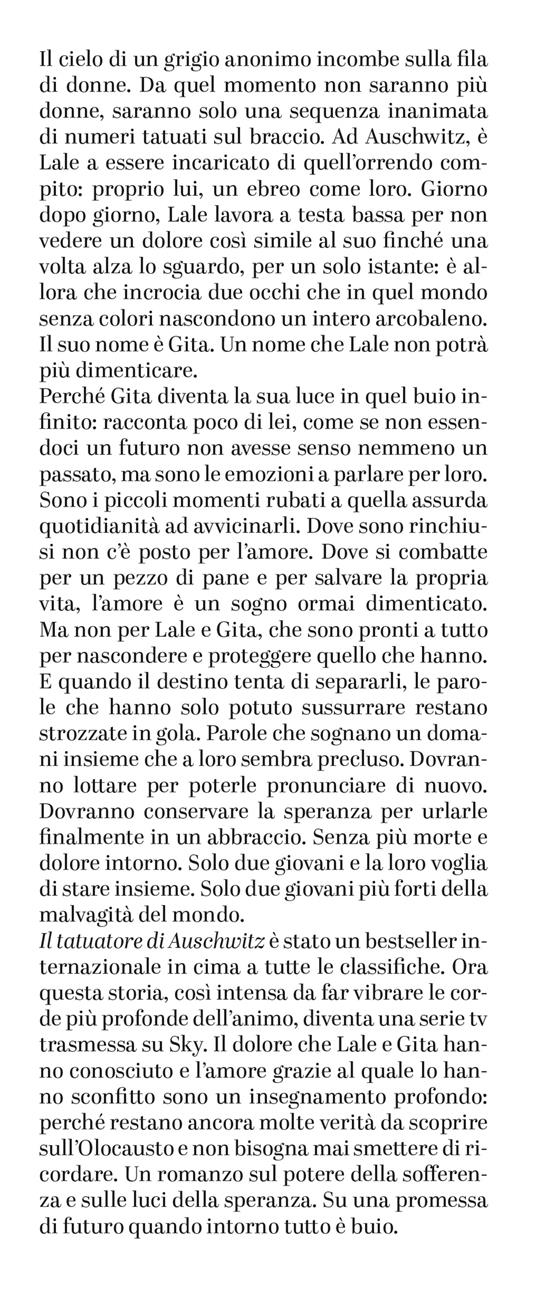 Il tatuatore di Auschwitz - Heather Morris - 2