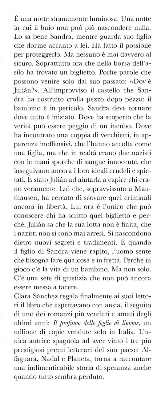 Lo stupore di una notte di luce - Clara Sánchez - 2