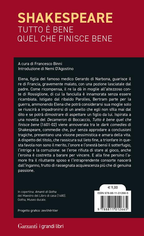 Tutto è bene quel che finisce bene. Testo inglese a fronte. Ediz. bilingue - William Shakespeare - 2