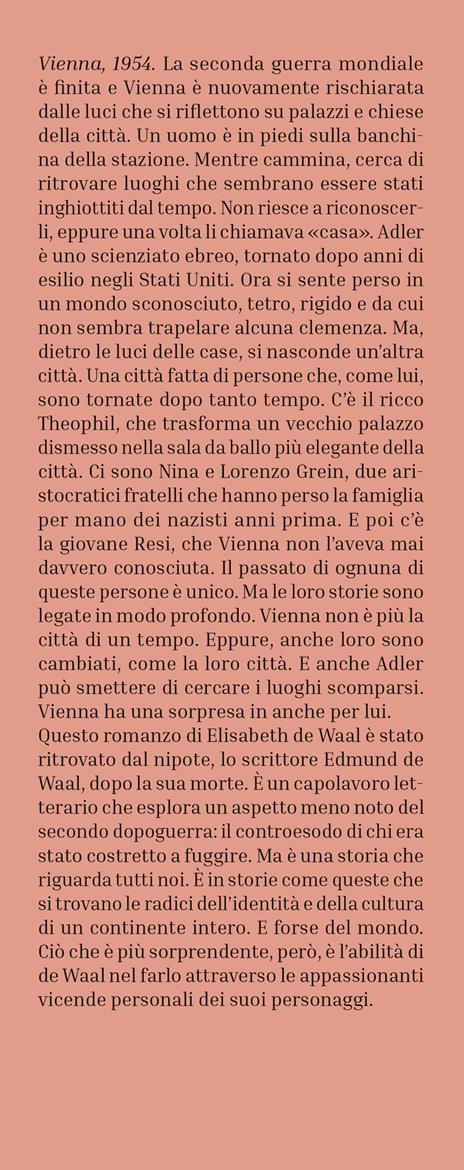 La città dei grandi ritorni - Elisabeth De Waal - 2