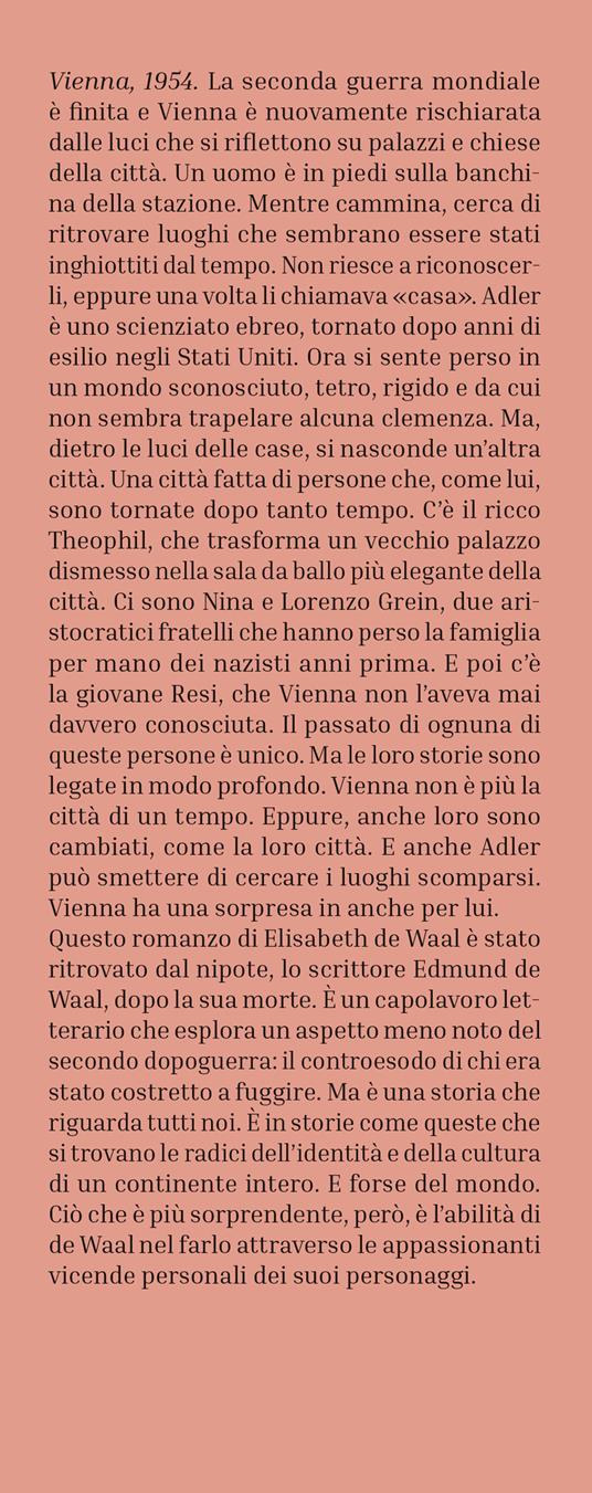 La città dei grandi ritorni - Elisabeth De Waal - 2