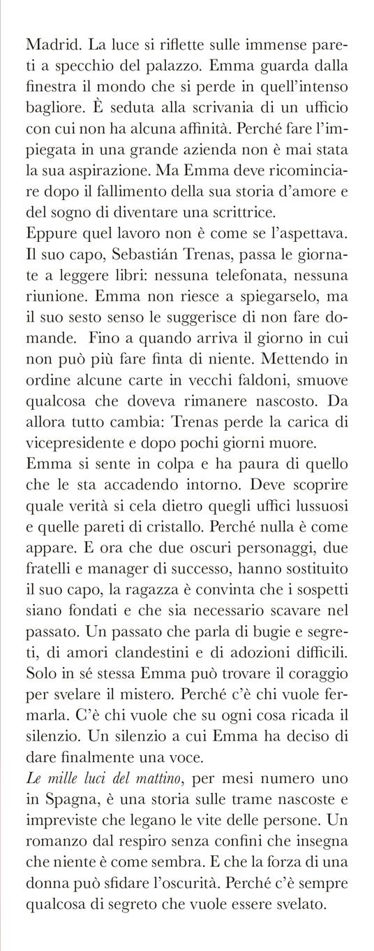 Le mille luci del mattino - Clara Sánchez - 2