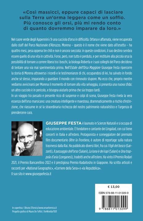 L'estate dell'Orsa Maggiore. Storia vera di un ritorno alla vita selvaggia - Giuseppe Festa - 2