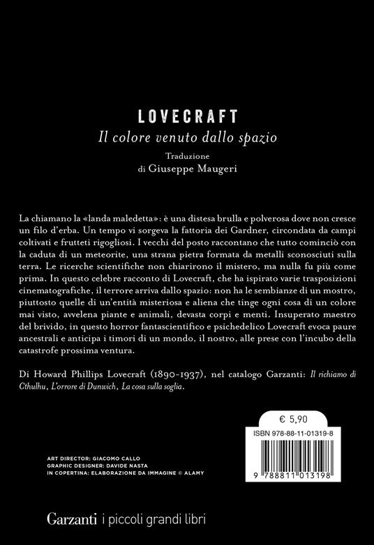 Il colore venuto dallo spazio - Howard P. Lovecraft - 2