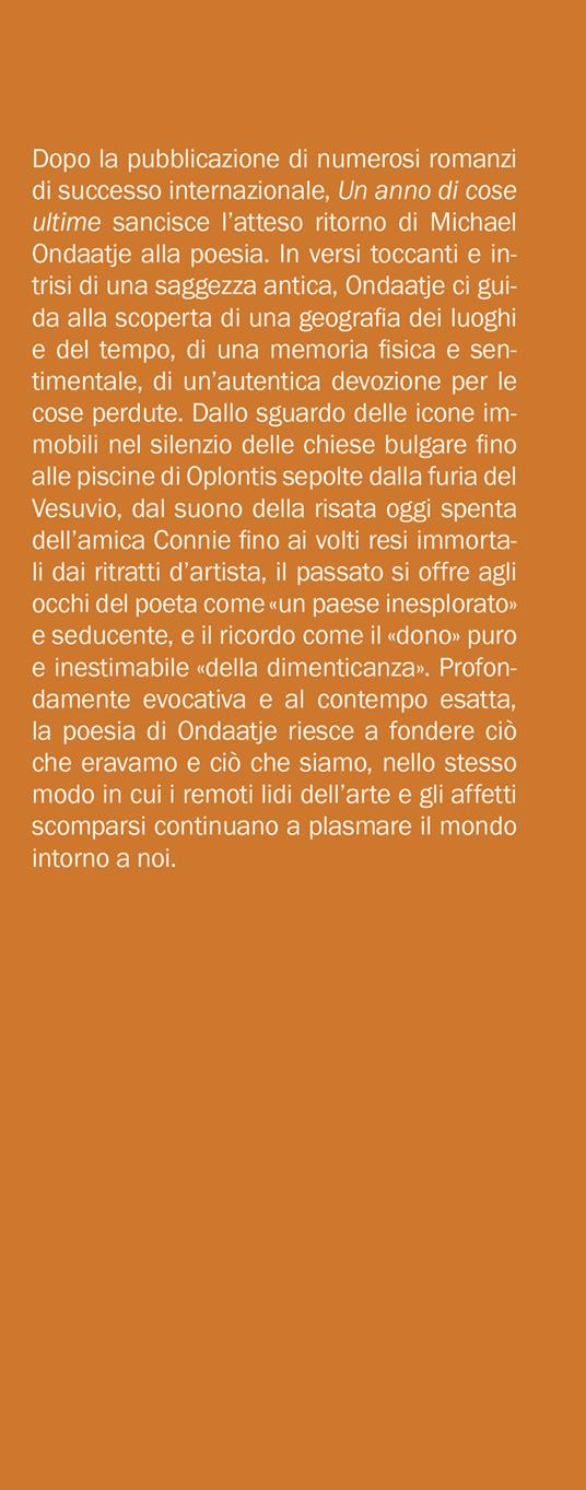 Un anno di cose ultime - Michael Ondaatje - 2