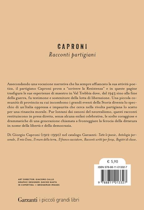Racconti partigiani - Giorgio Caproni - 2