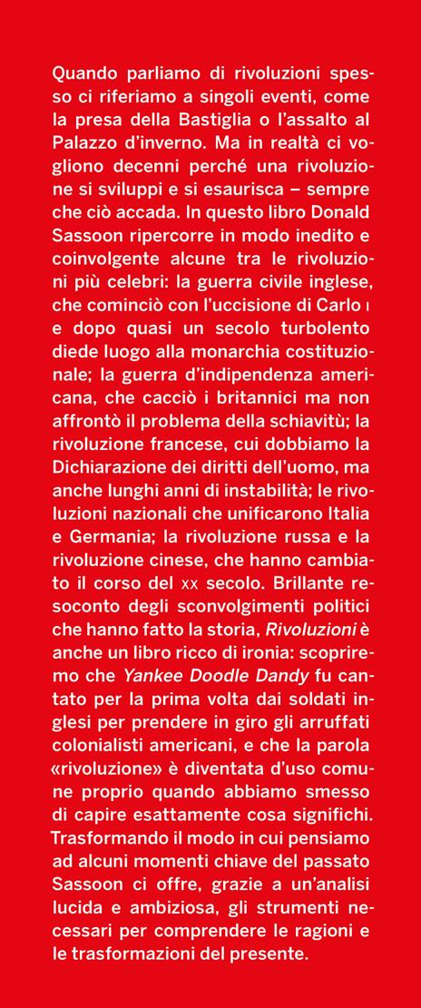 Rivoluzioni. Quando i popoli cambiano la storia - Donald Sassoon - 2