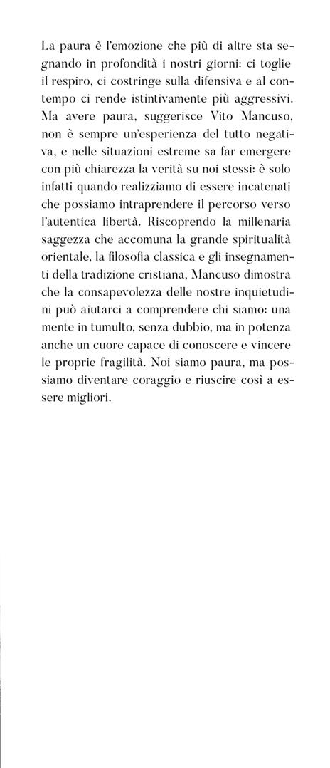 Il coraggio e la paura - Vito Mancuso - 2