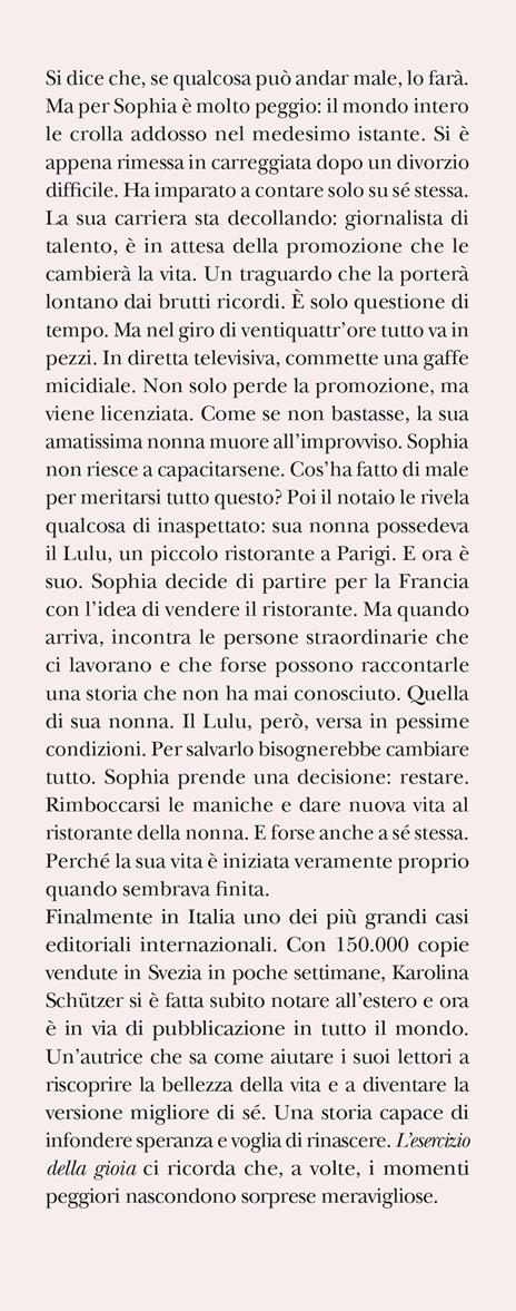 L'esercizio della gioia - Karolina Schützer - 2