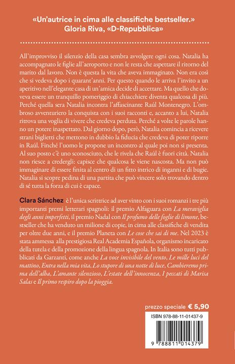 La forza imprevedibile delle parole - Clara Sánchez - 2