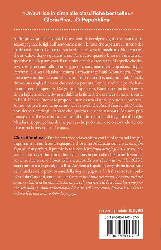 La forza imprevedibile delle parole - Clara Sánchez - 2