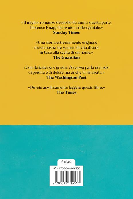 Tre nomi - Florence Knapp - 2