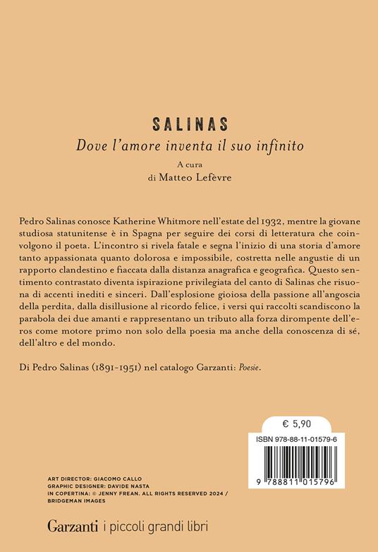 Dove l'amore inventa il suo infinito - Pedro Salinas - 2