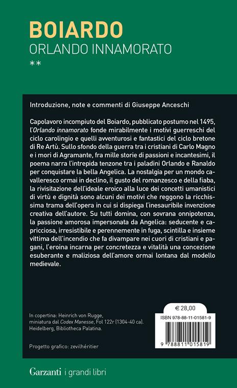 Orlando innamorato - Matteo Maria Boiardo - 2