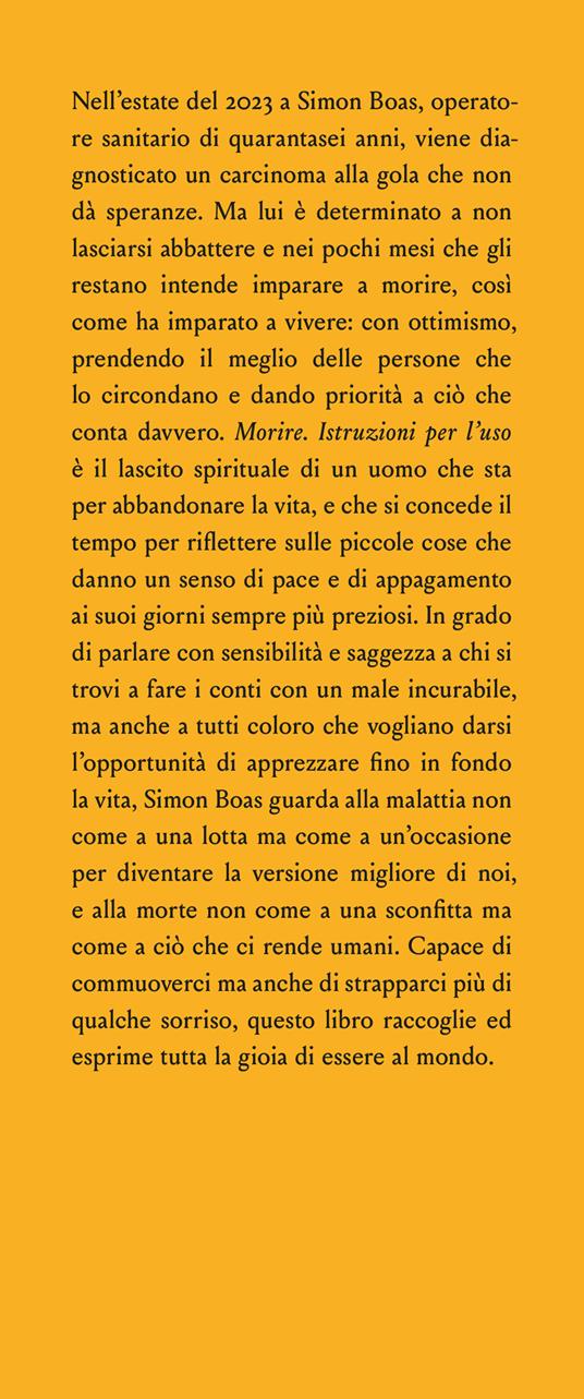 Morire. Istruzioni per l'uso - Simon Boas - 2