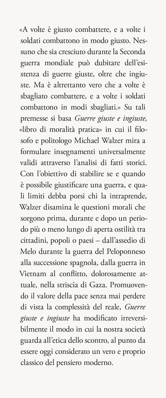 Guerre giuste e ingiuste. Una discussione morale con esempi storici - Michael Walzer - 4