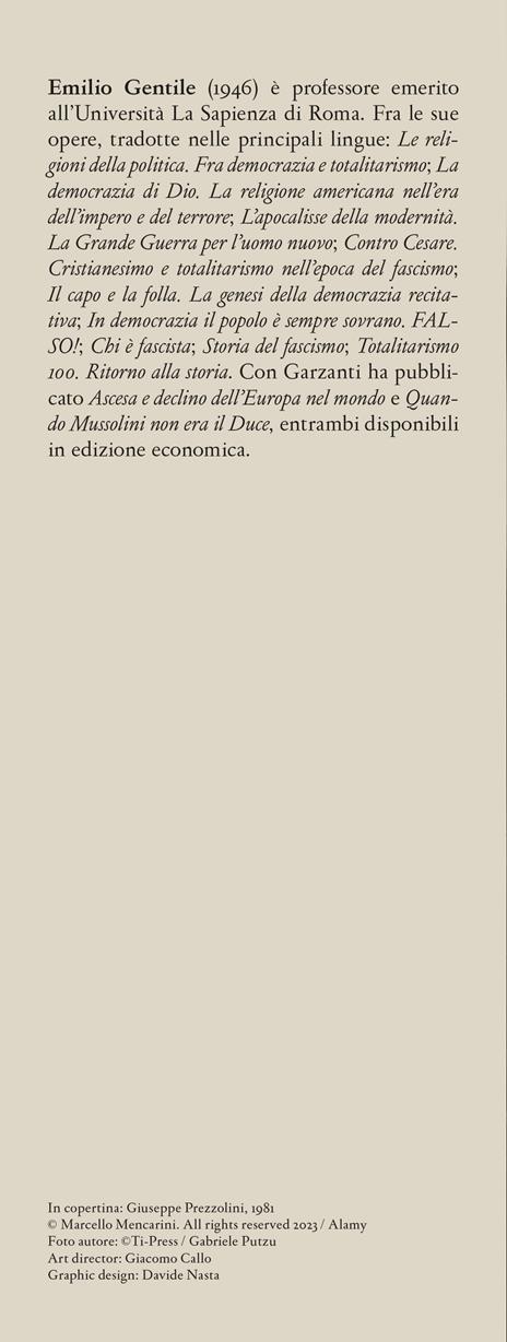 L'avventura di un uomo moderno. Vita di Giuseppe Prezzolini - Emilio Gentile - 2