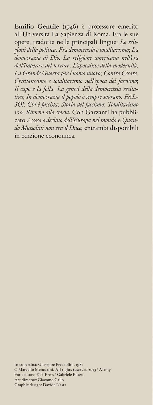 L'avventura di un uomo moderno. Vita di Giuseppe Prezzolini - Emilio Gentile - 2