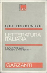 Letteratura italiana - copertina