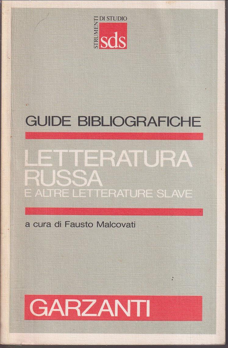 Letteratura russa e altre letterature slave