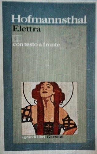 Elettra. Testo originale a fronte - Hugo von Hofmannsthal - copertina