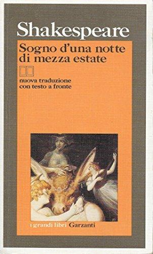Sogno d'una notte di mezza estate. Testo originale a fronte - William Shakespeare - copertina