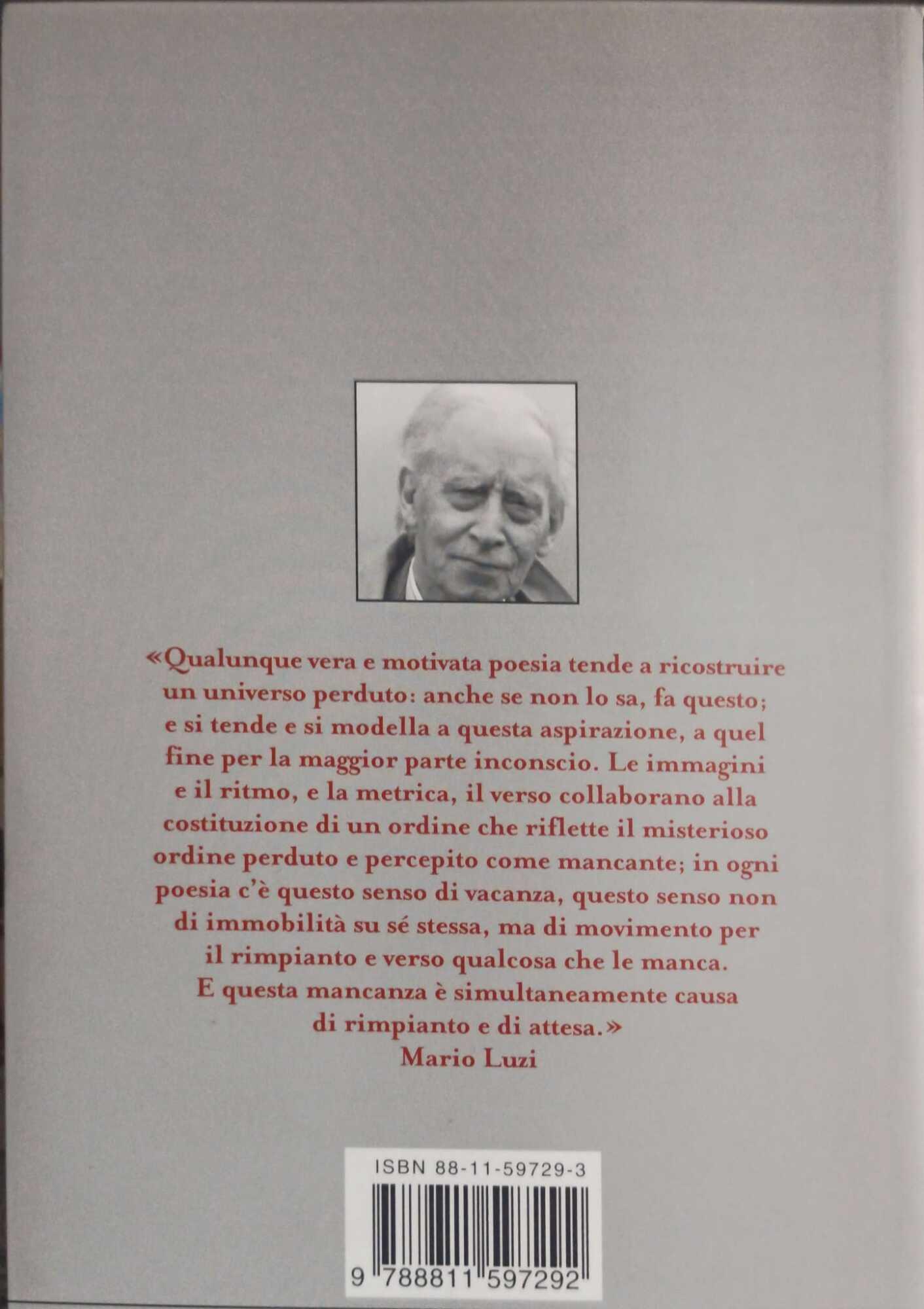 Vero e verso. Scritti sui poeti e sulla letteratura