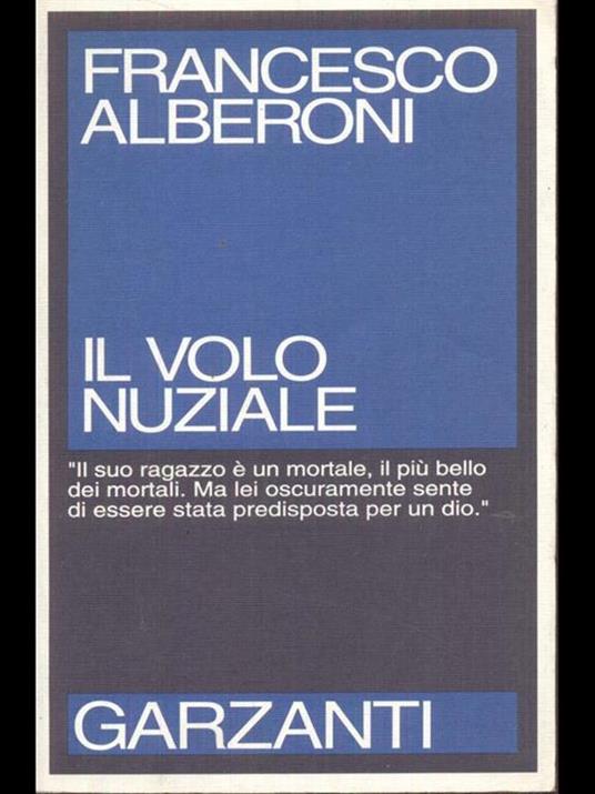 Il volo nuziale - Francesco Alberoni - copertina