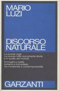 Discorso naturale - Mario Luzi - copertina