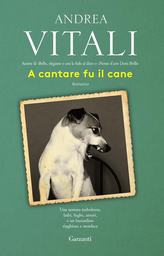 A cantare fu il cane - Andrea Vitali - copertina