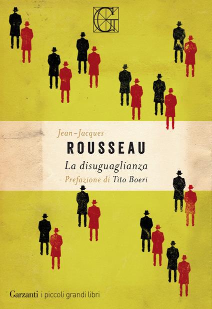 La disuguaglianza - Jean-Jacques Rousseau - copertina