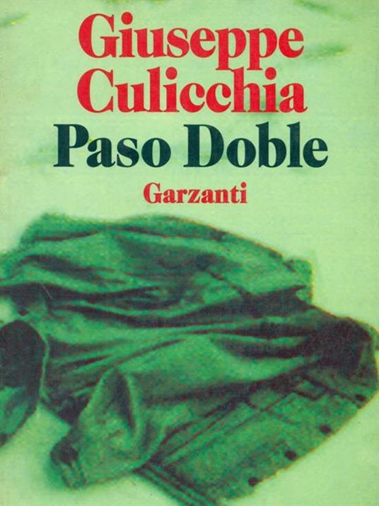 Paso doble - Giuseppe Culicchia - copertina