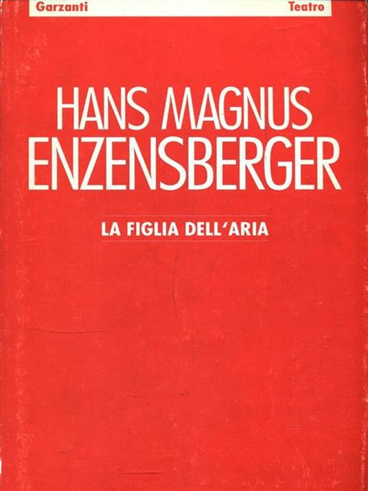La figlia dell'aria - Hans Magnus Enzensberger - copertina
