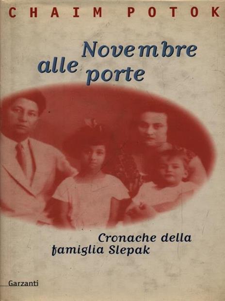 Novembre alle porte. Cronache della famiglia Slepak - Chaim Potok - copertina